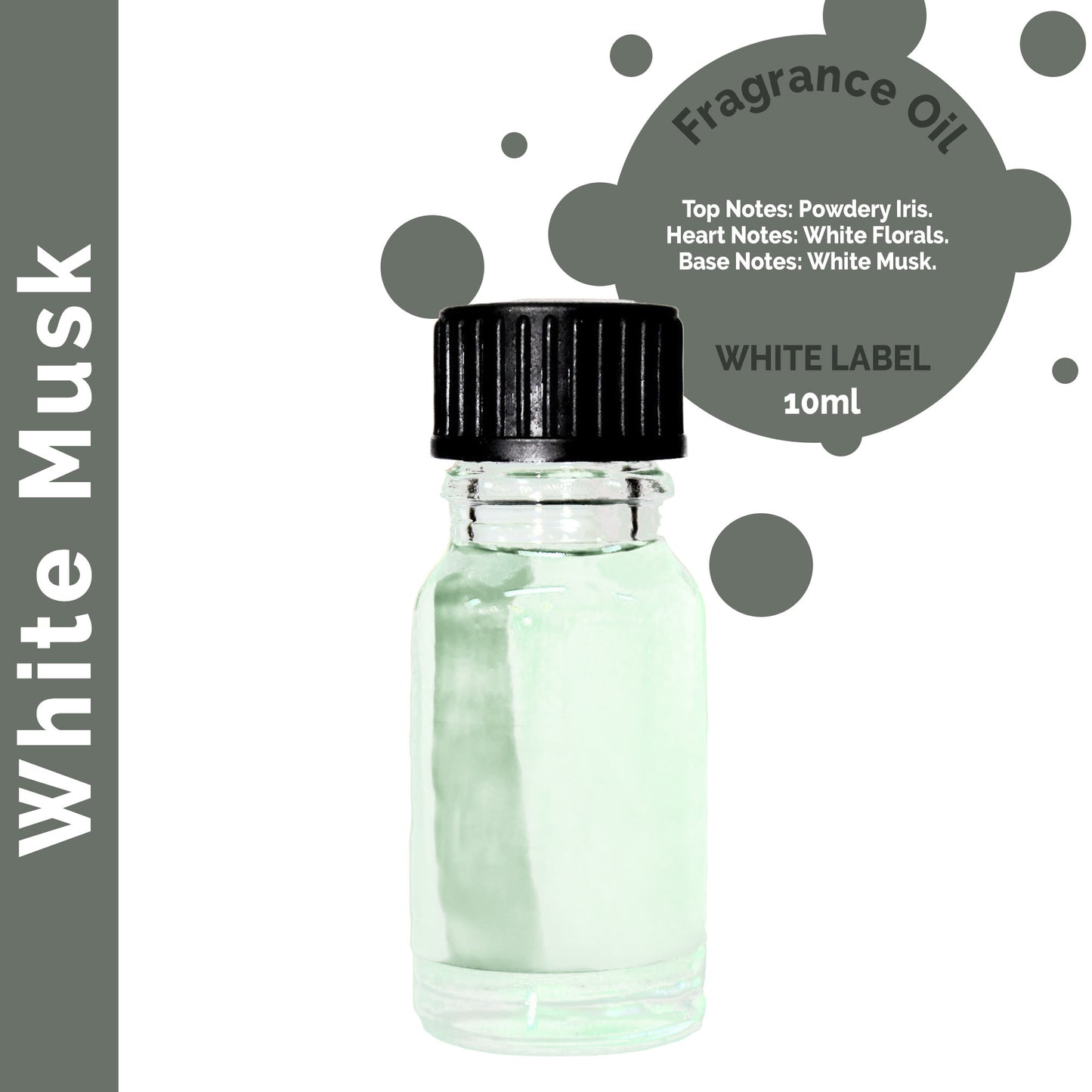 Customisable 10ml White Musk Fragrance Oil - 10 Pack