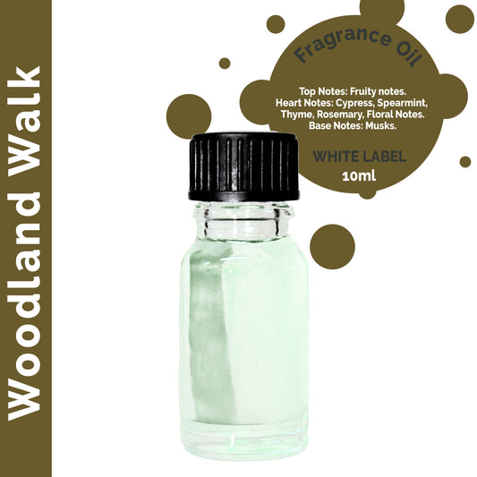 Customisable 10ml Woodland Walk Fragrance Oil - 10 Pack