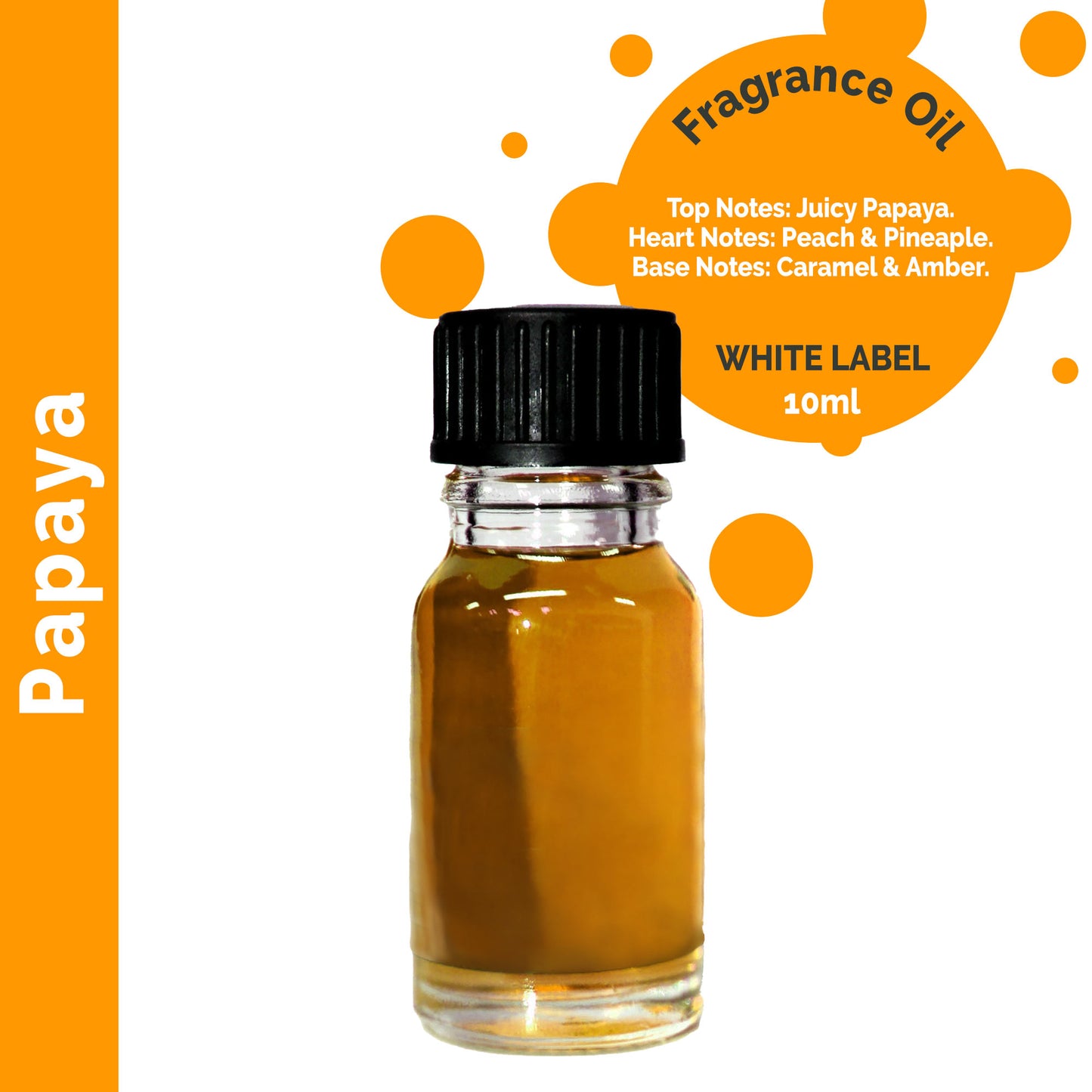 Customisable 10ml Papaya Fragrance Oil 10ml - 10 Pack