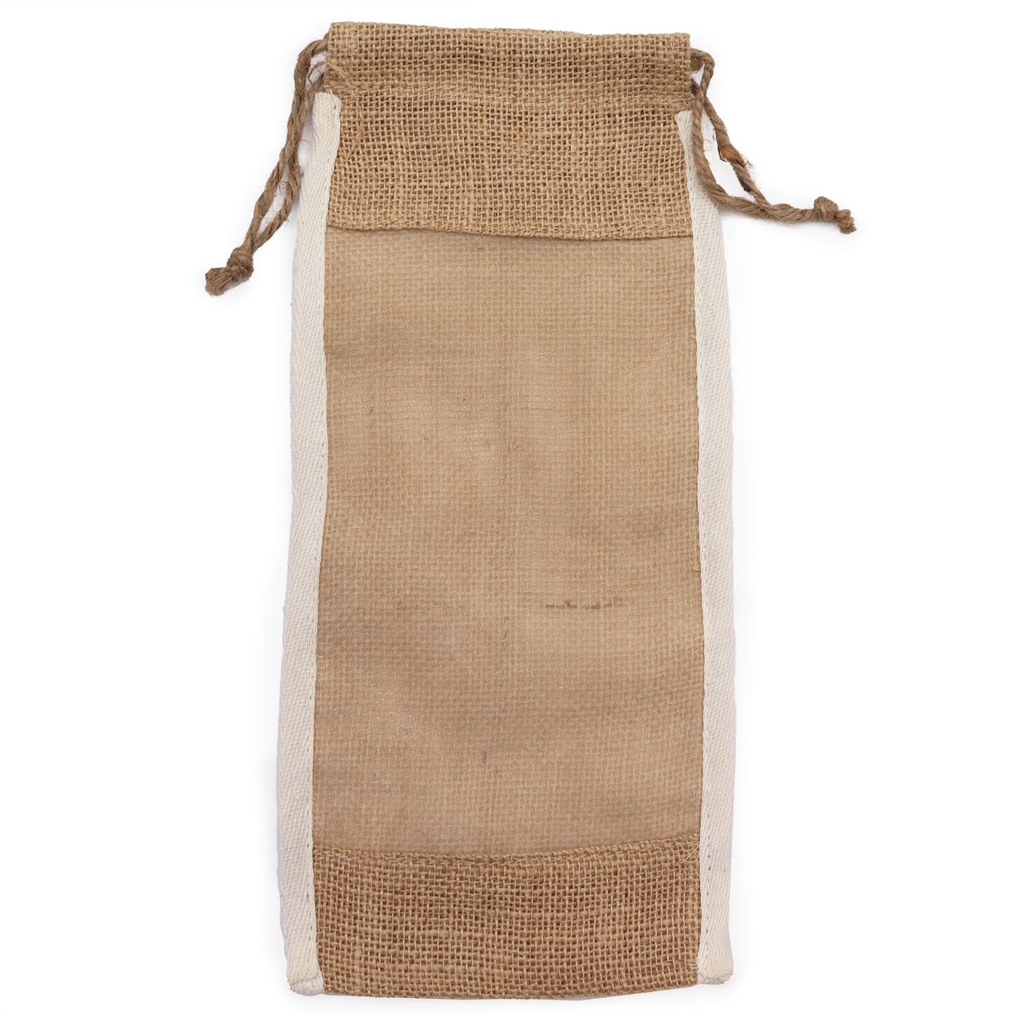 Long Washed Jute Pouch - 35x15cm