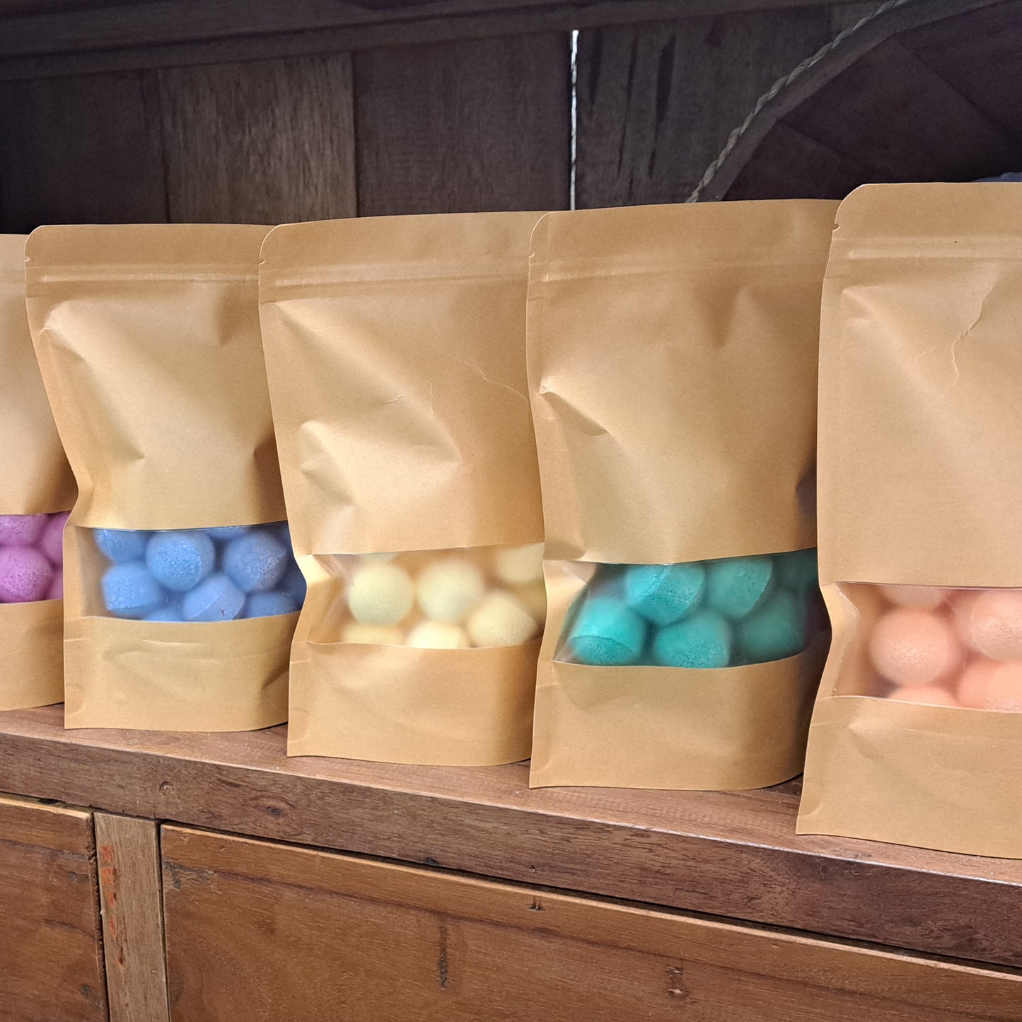 Bag of 20 Chill Pill Bath Bombs - Lavender & Bergamot