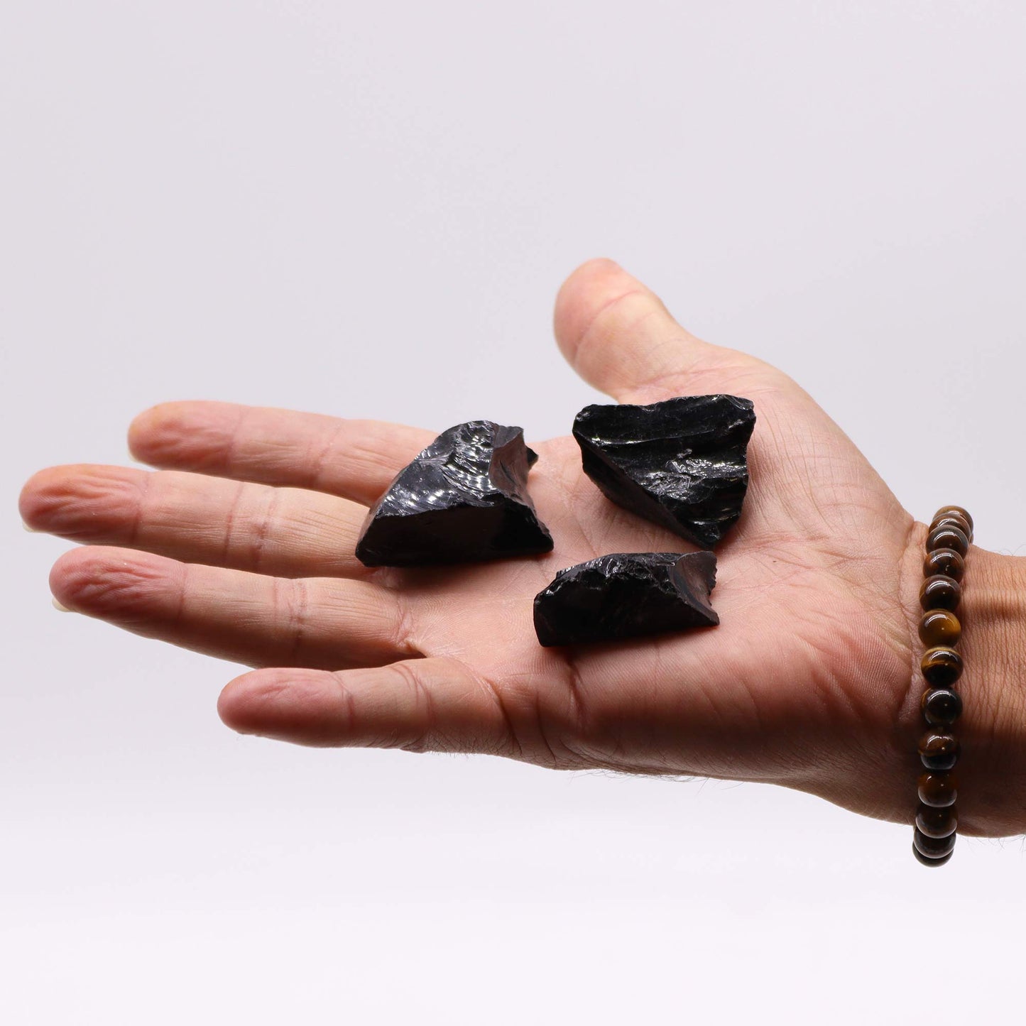 Rough Crystals Pack (500gm) - Black Obsidian