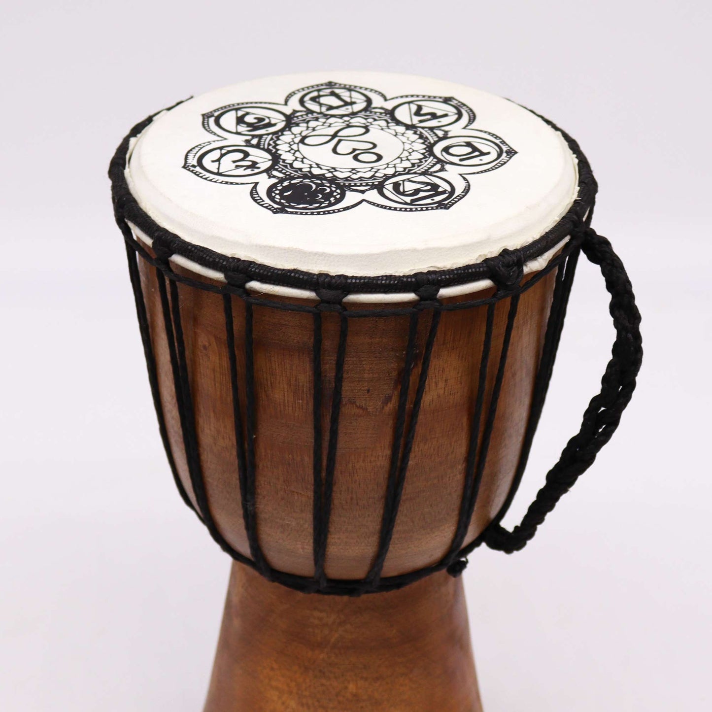 Handmade Wide Top Djembe Drum - 30cm