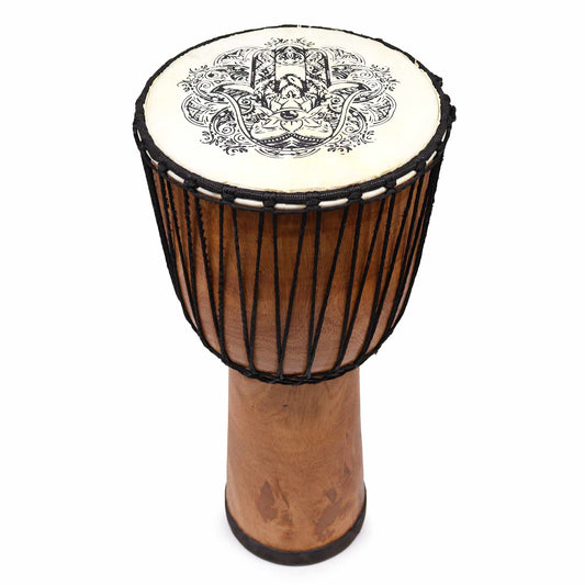 Handmade Wide Top Djembe Drum - 50cm