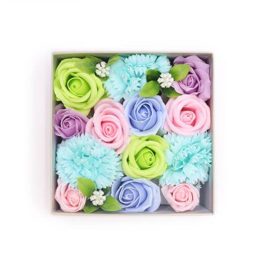 Square Soap Arrangement Box - Baby Blessings - Blues