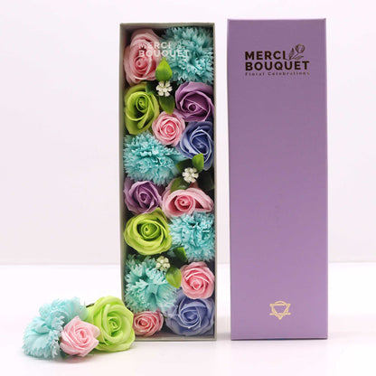 Long Soap Arrangement Box - Baby Blessings - Blues