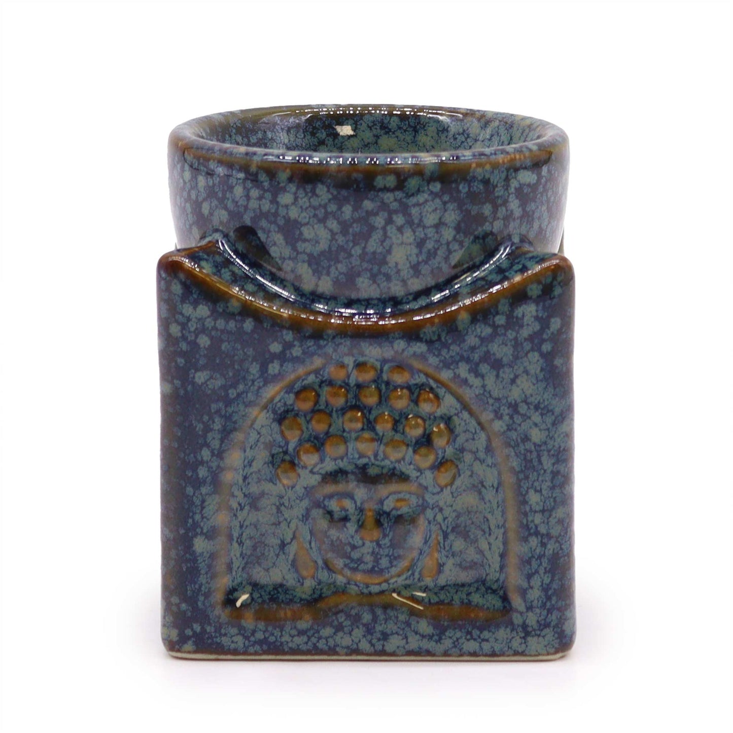 Square Buddha Burner - Dusty Blue