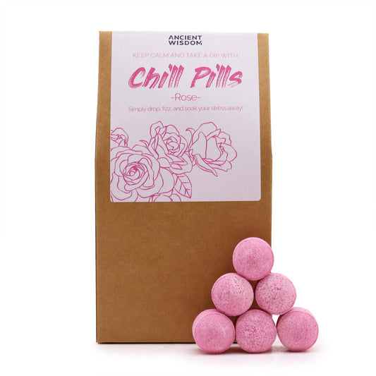 Chill Pills Bath Bomb Gift Set - Rose