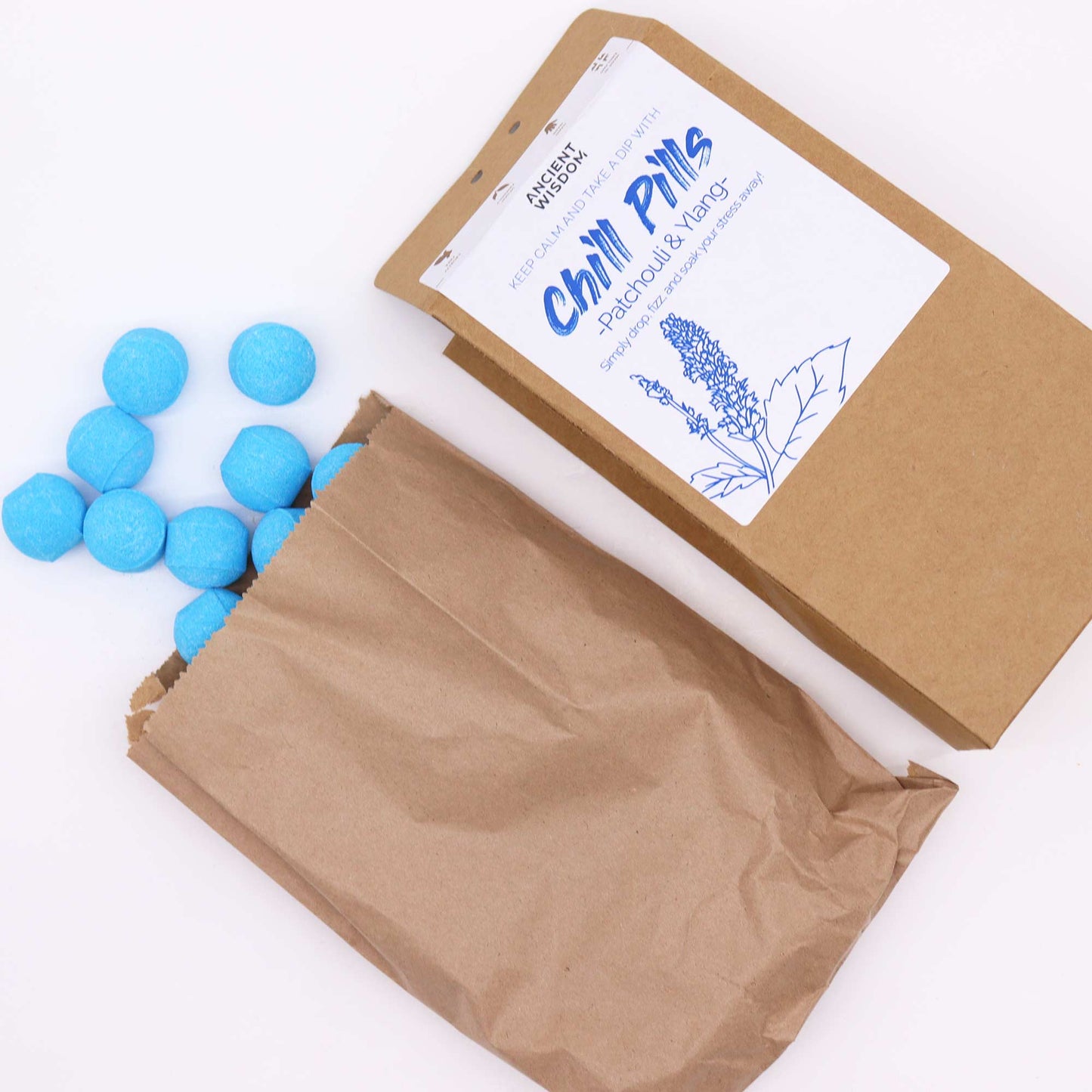 Chill Pills Bath Bomb Gift Set - Ylang & Patchouli