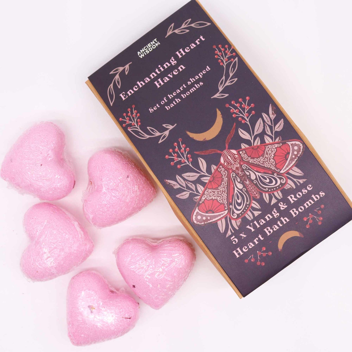 Enchanting Heart Heaven Bath Heart Gift Set