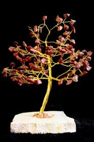 Red Jasper Gemstone Tree - 160 Stones