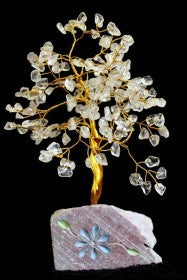 Clear Quartz Gemstone Tree - 160 Stones