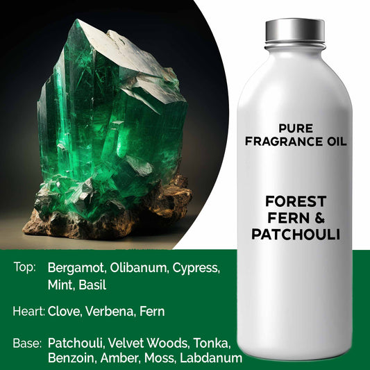 500ml (Pure) Fragrance Oil - Forest Fern & Patchouli