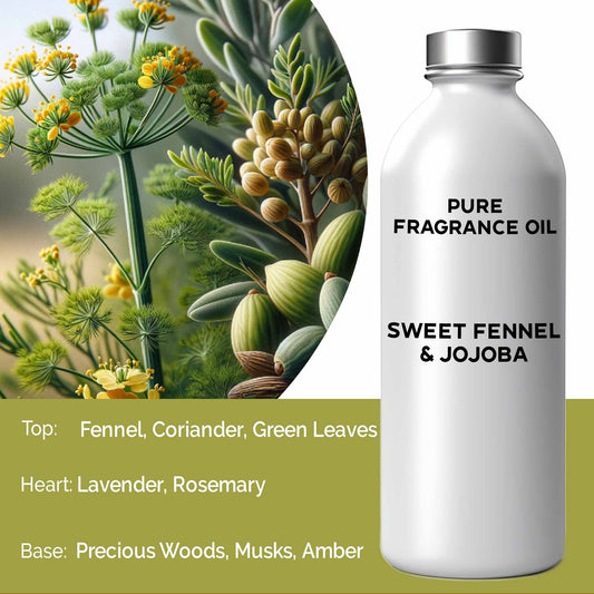 Sweet Fennel & Jojoba Fragrance Oil - 500ml