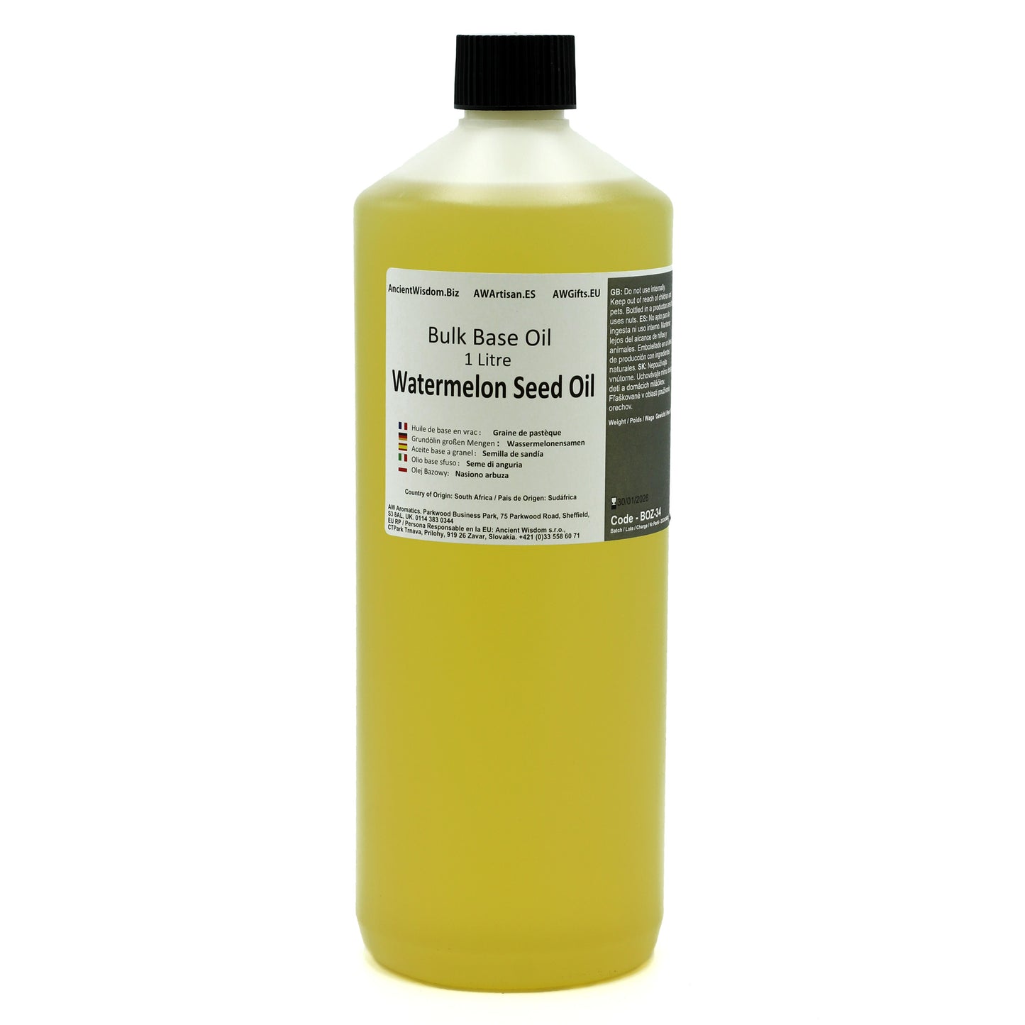 Watermelon Seed Oil 1 Litre