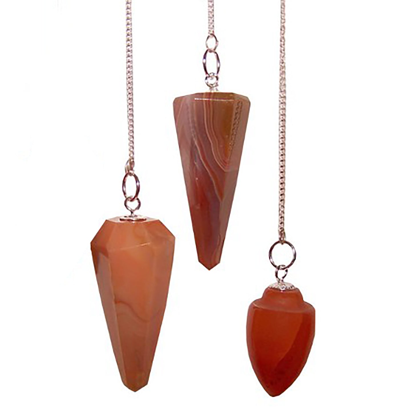 Crystal Pendulum - Carnelian