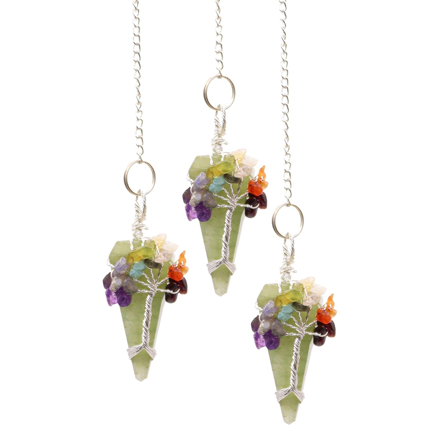 Crystal Pendulum - Seven Chakra - Aventurine