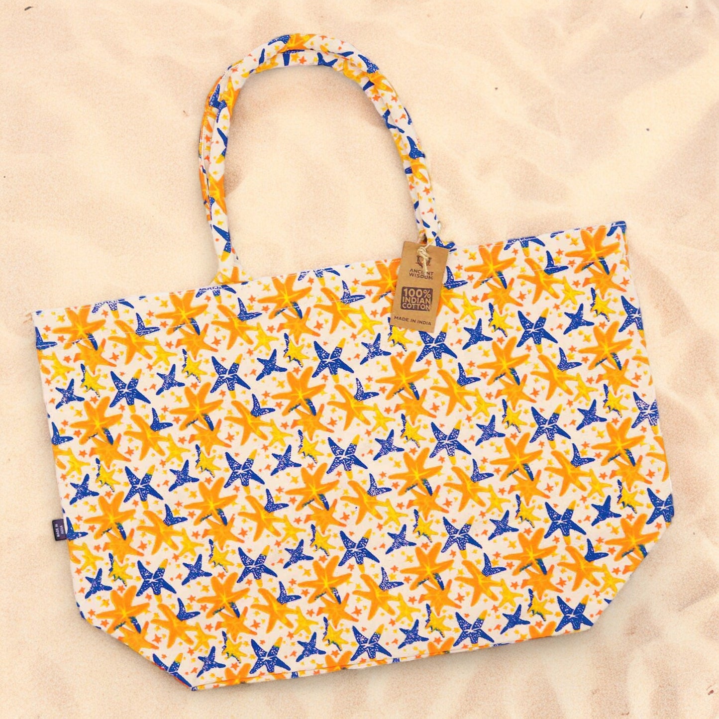 Big Bright Bag - Abstract Starfish