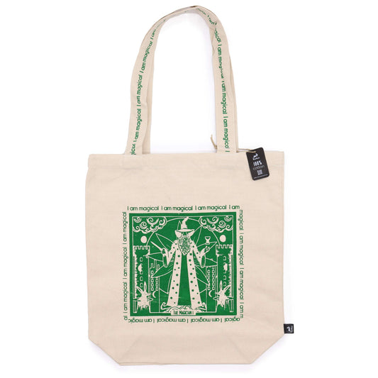 Hop Hare Tote Bag - I am Magical - 10oz Cotton canvas