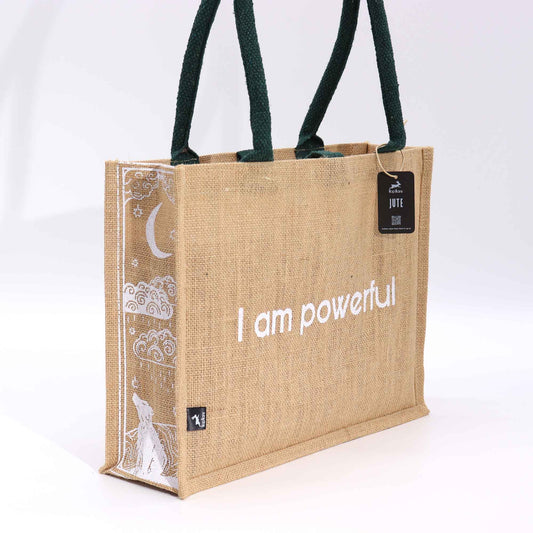 Jute Big Bag - I am Powerful