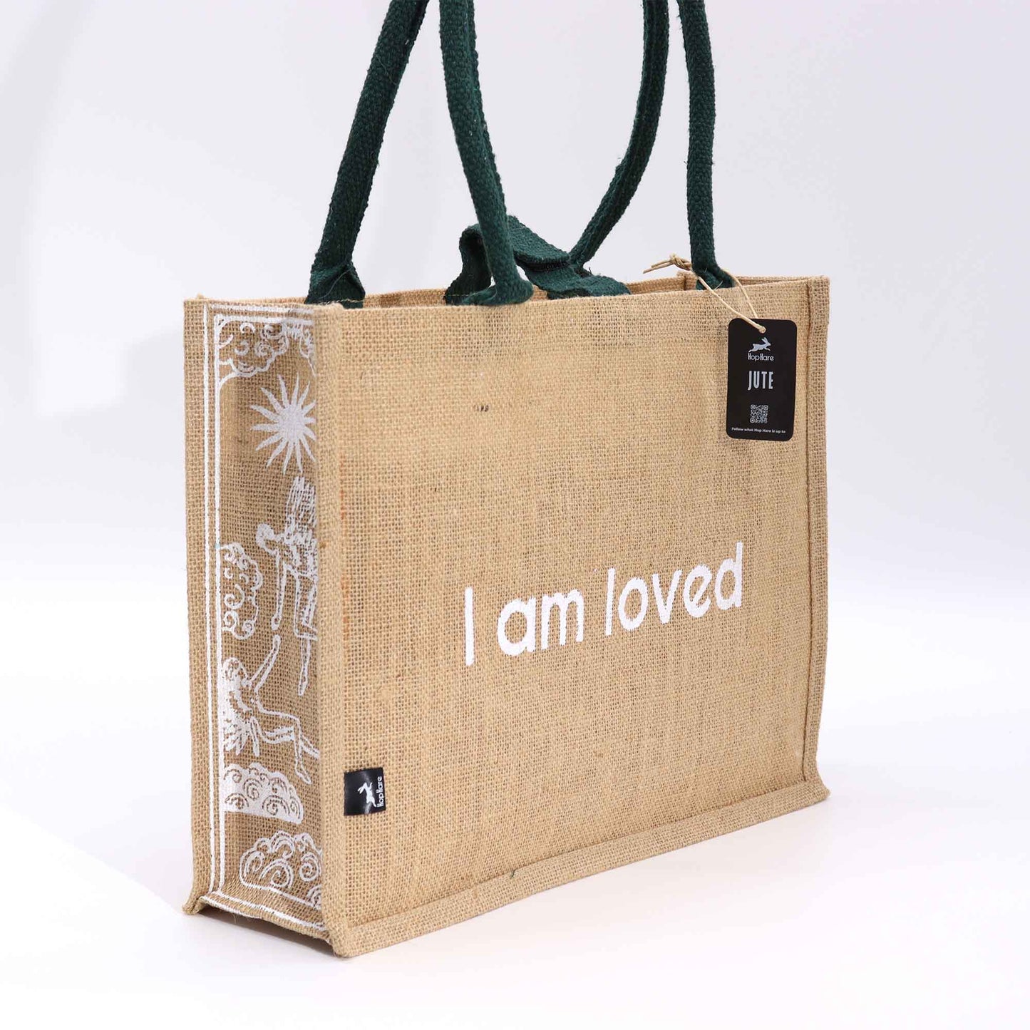 Jute Big Bag - I am Loved