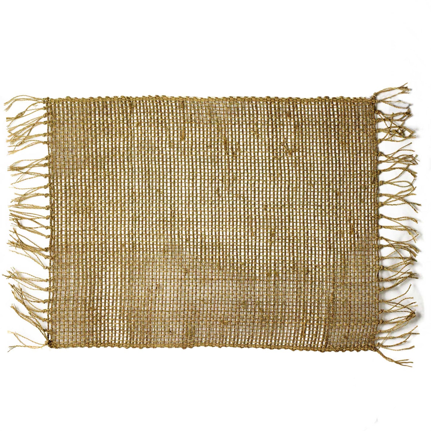 Seagrass Fringe Natural Placemat - Natural