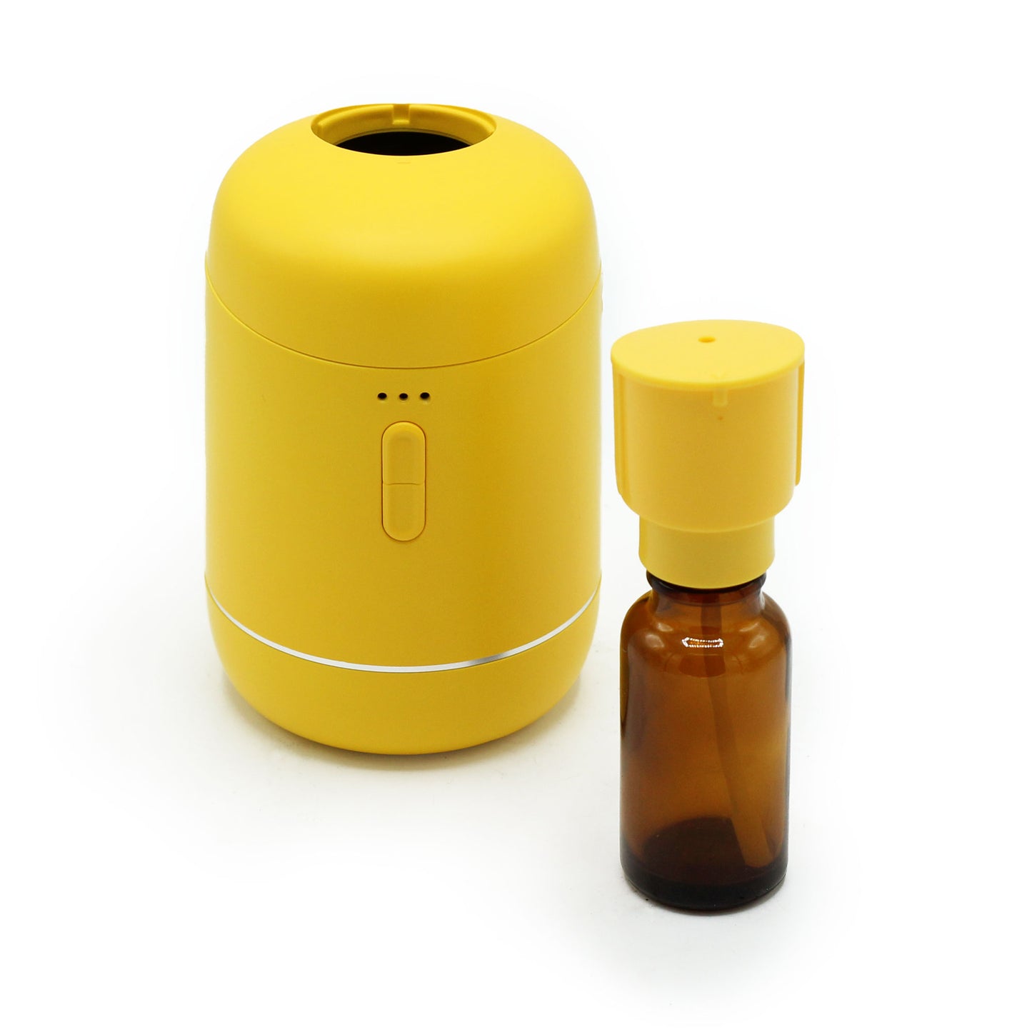 Single Waterless Oil Nebulizer - USB to C Yellow