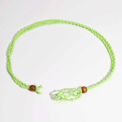 Crystal Gemstone Necklace Cord 45cm/18inch - Green