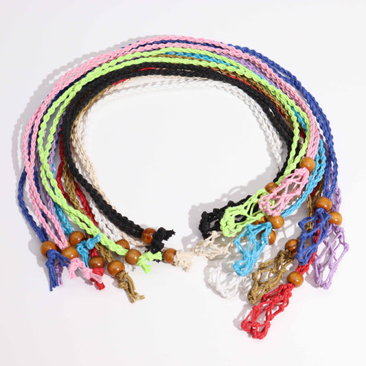 Crystal Gemstone Necklace Cord 45cm/18inch - Mix of 11 Colours