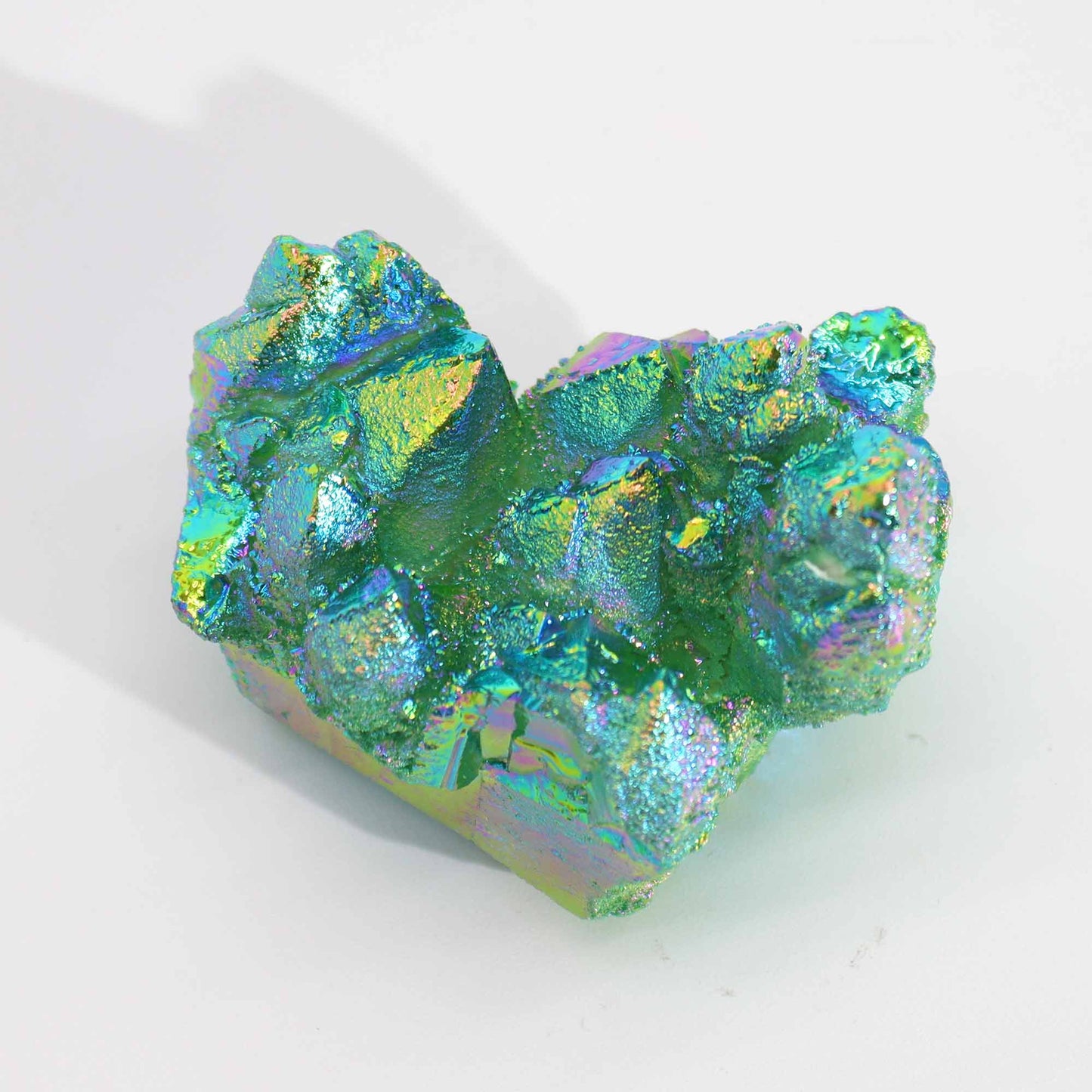 Med Enhanced Natural Quartz - Aura Green Flame Quartz (approx 100-150gm 7-10cm)