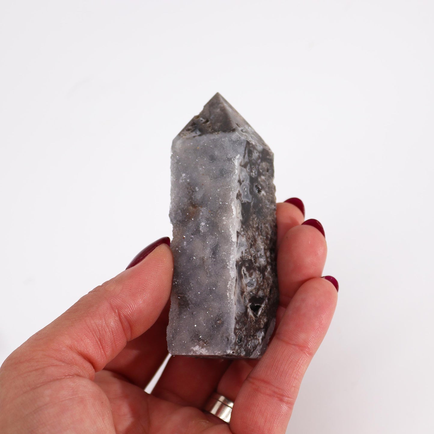 Calcite Side Polished Tower (approx 9-11cm)