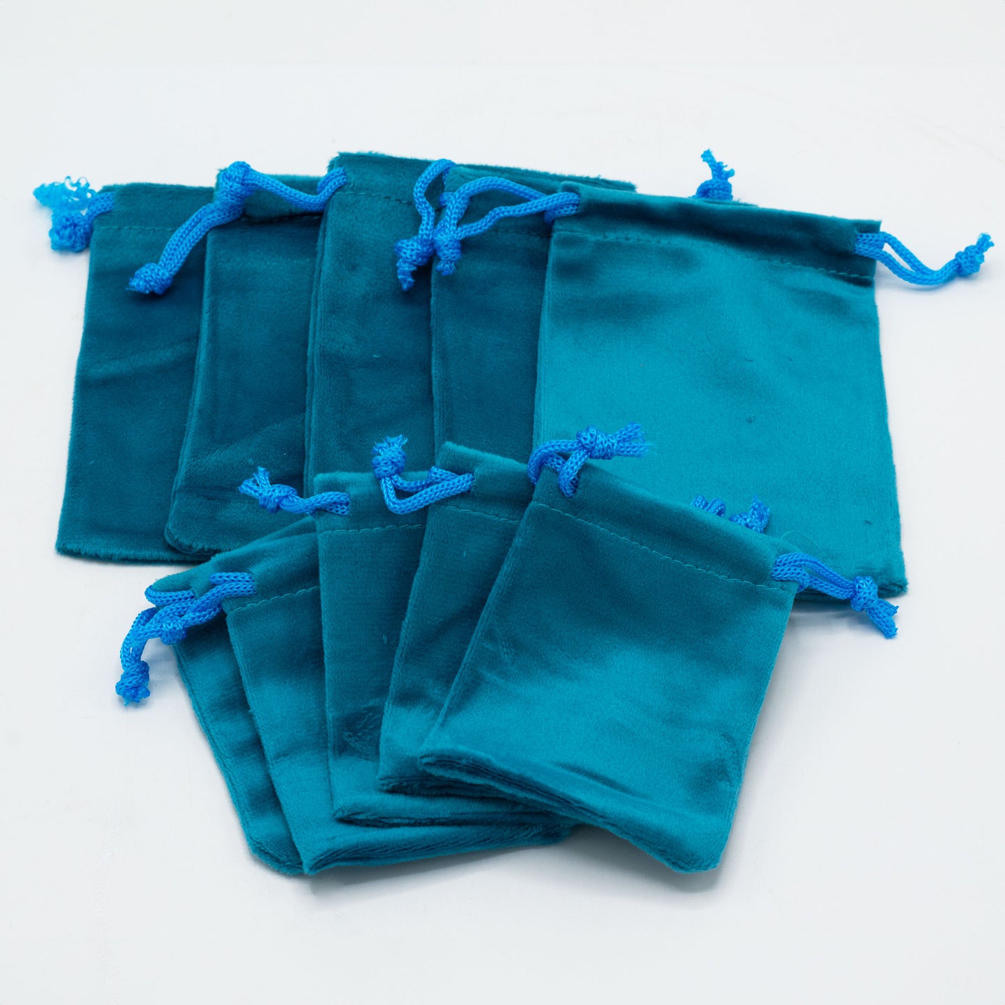 100x Small Velvet Pouch 7x9cm