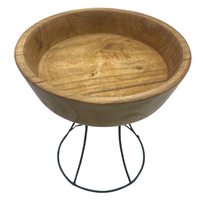 Elevated Teak Bowl 20cm - Medium Tray