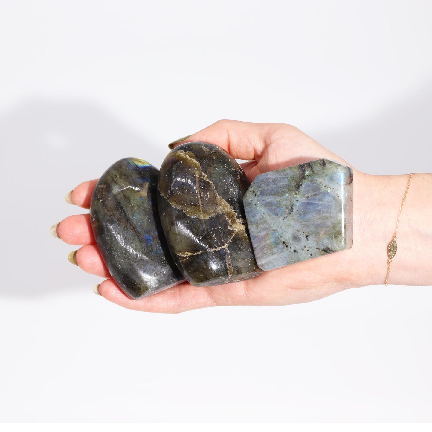 Madagascar Labradorite Tomb Stones (approx 80-168g 40-60mm)