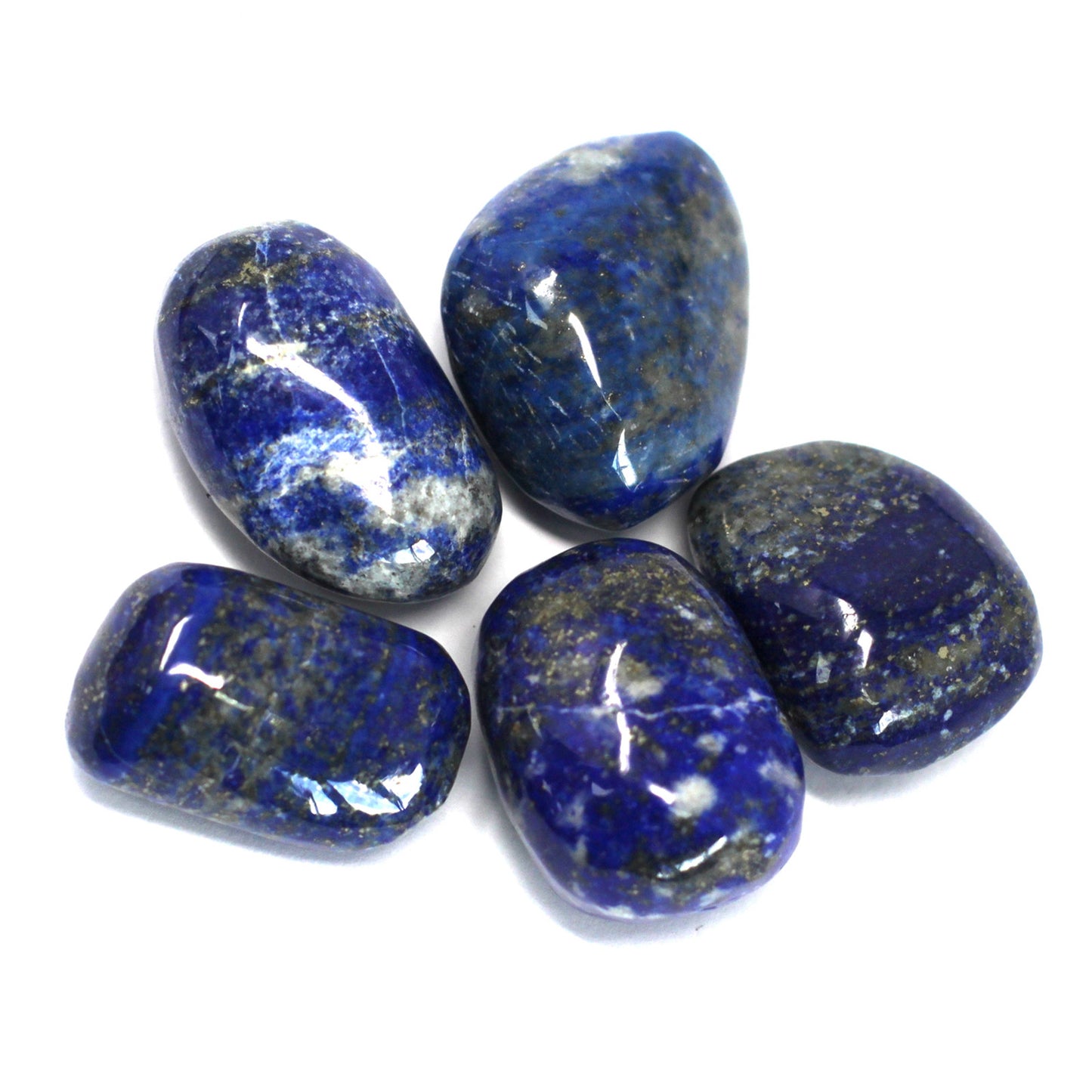 4x Premium Tumble Stone - Lapis