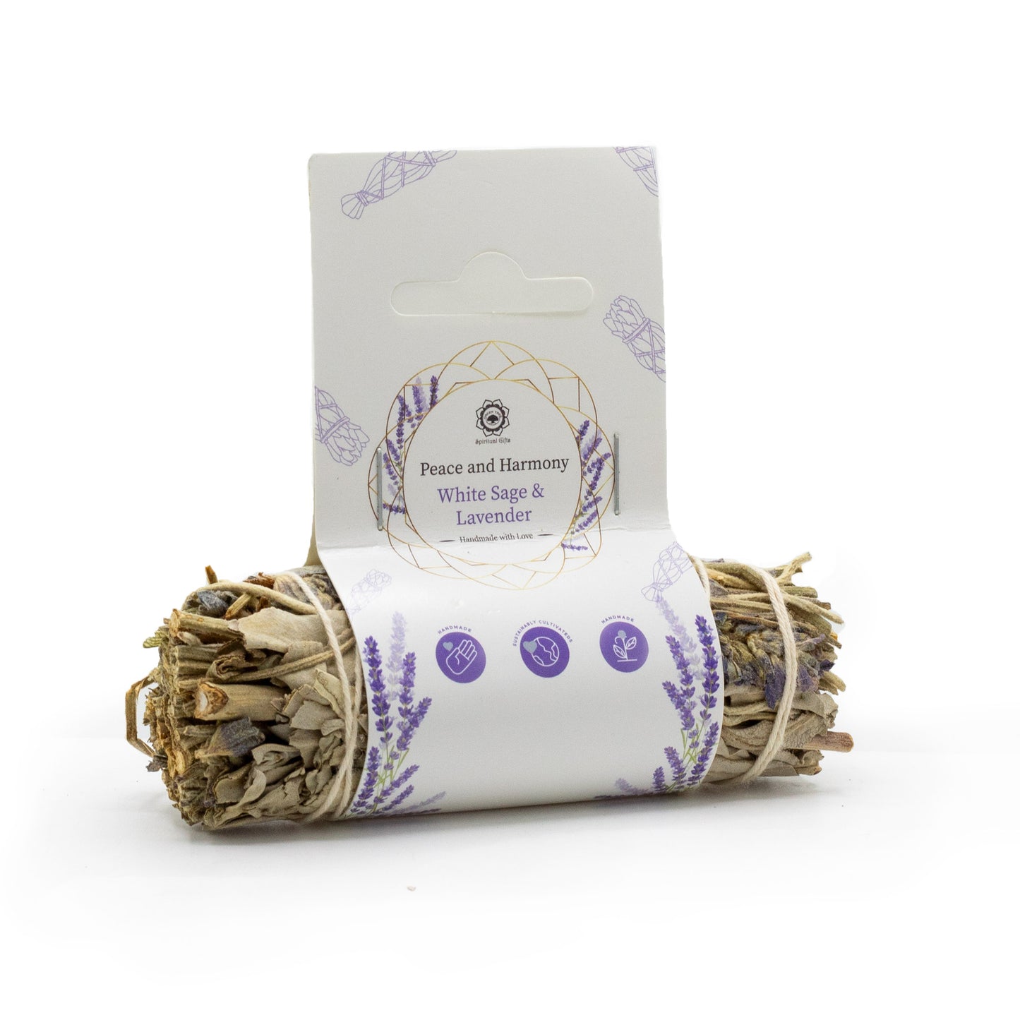 Smudge Stick (California) - White Sage & Lavender 10 cm