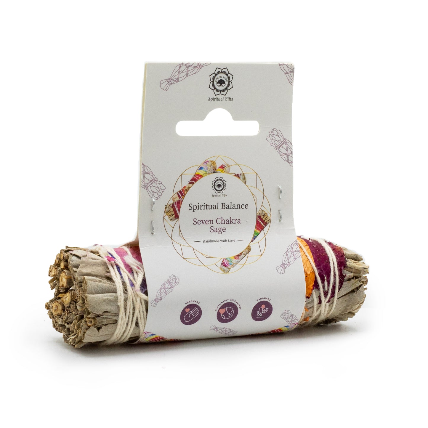 Smudge Stick (California) - 7 Chakra White Sage 10cm