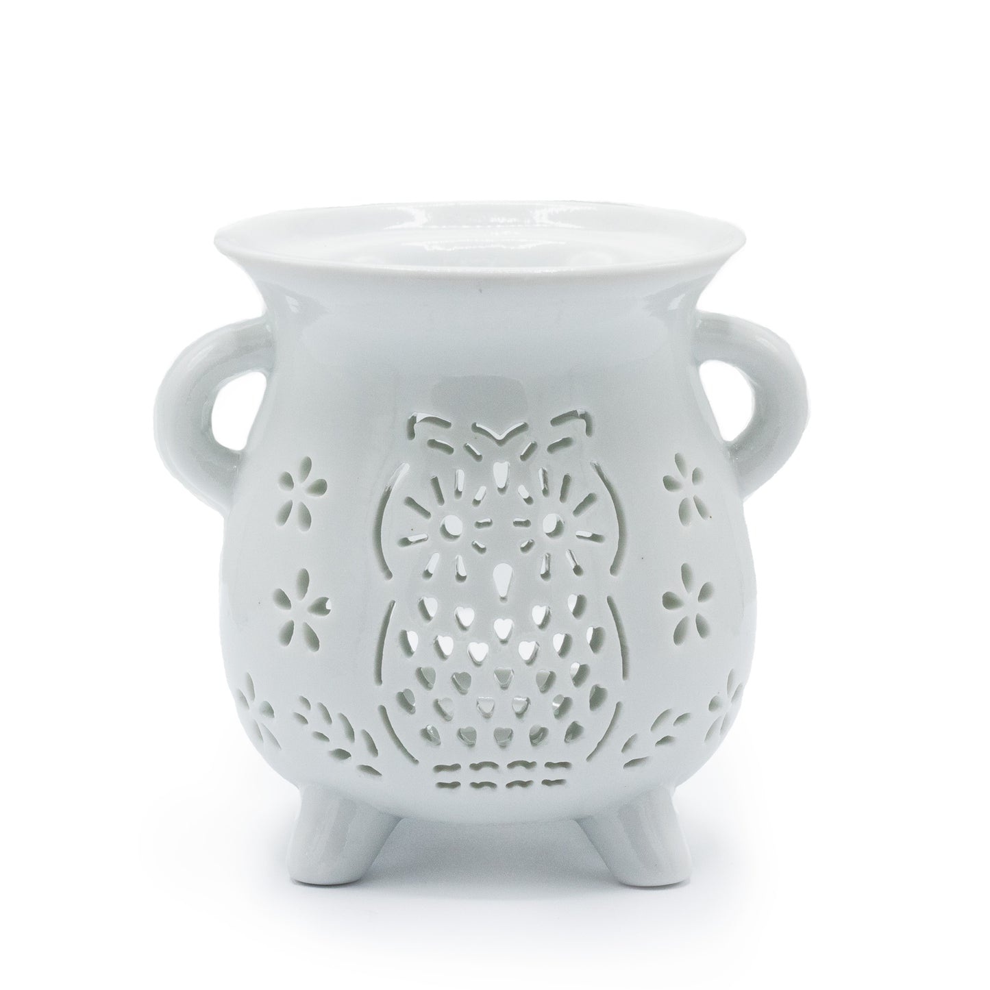 Caildren Oil Burner - Owl - White