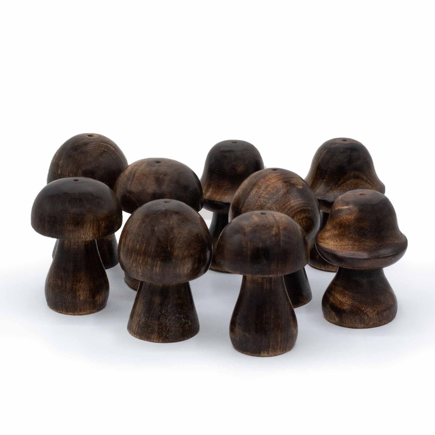 Set of 3 Mini Incense Mushrooms (8cm 7cm 6.5cm)