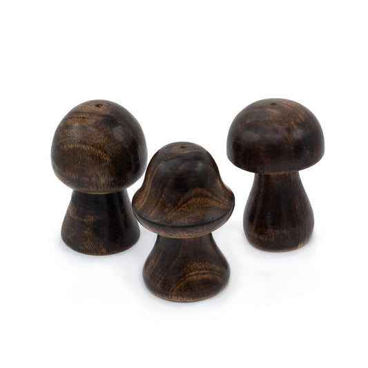 Set of 3 Mini Incense Mushrooms (8cm 7cm 6.5cm)