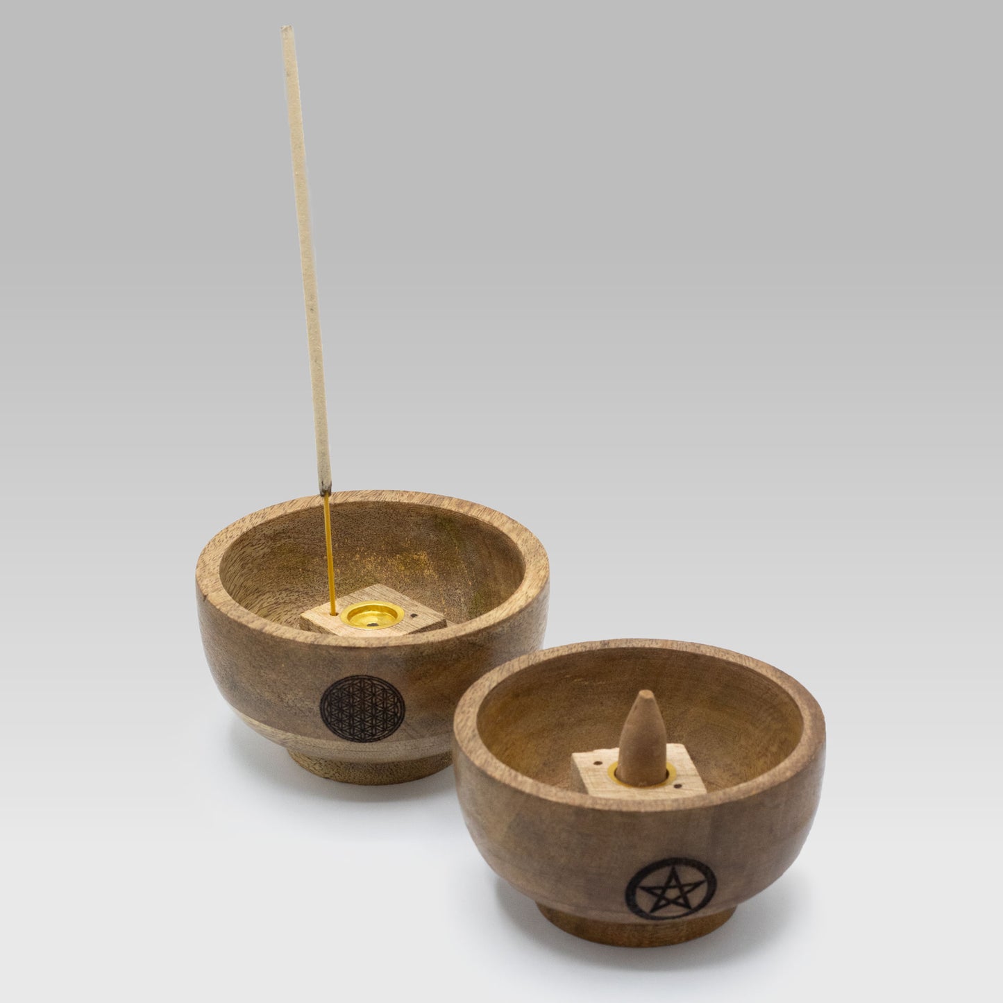 Small Ritual Bowl Incense Cone Holder 11x6.cm - Esoteric