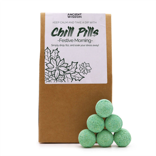 Chill Pills Bath Bomb Gift Set - Festive Morning