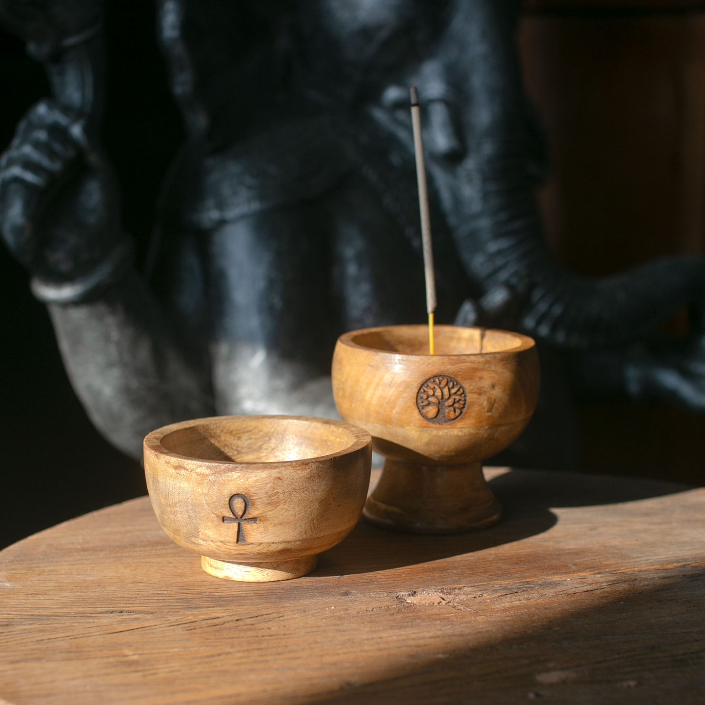 Small Ritual Bowl Incense Cone Holder 11x6.cm - Esoteric