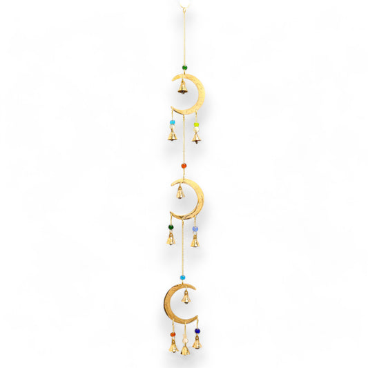 Indian Chimes - Moon Drop - 10  Bells - 6.5x63cm