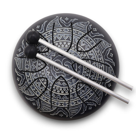 Steel Tongue Happy Drums  Om Mandala Engraved - 16cm