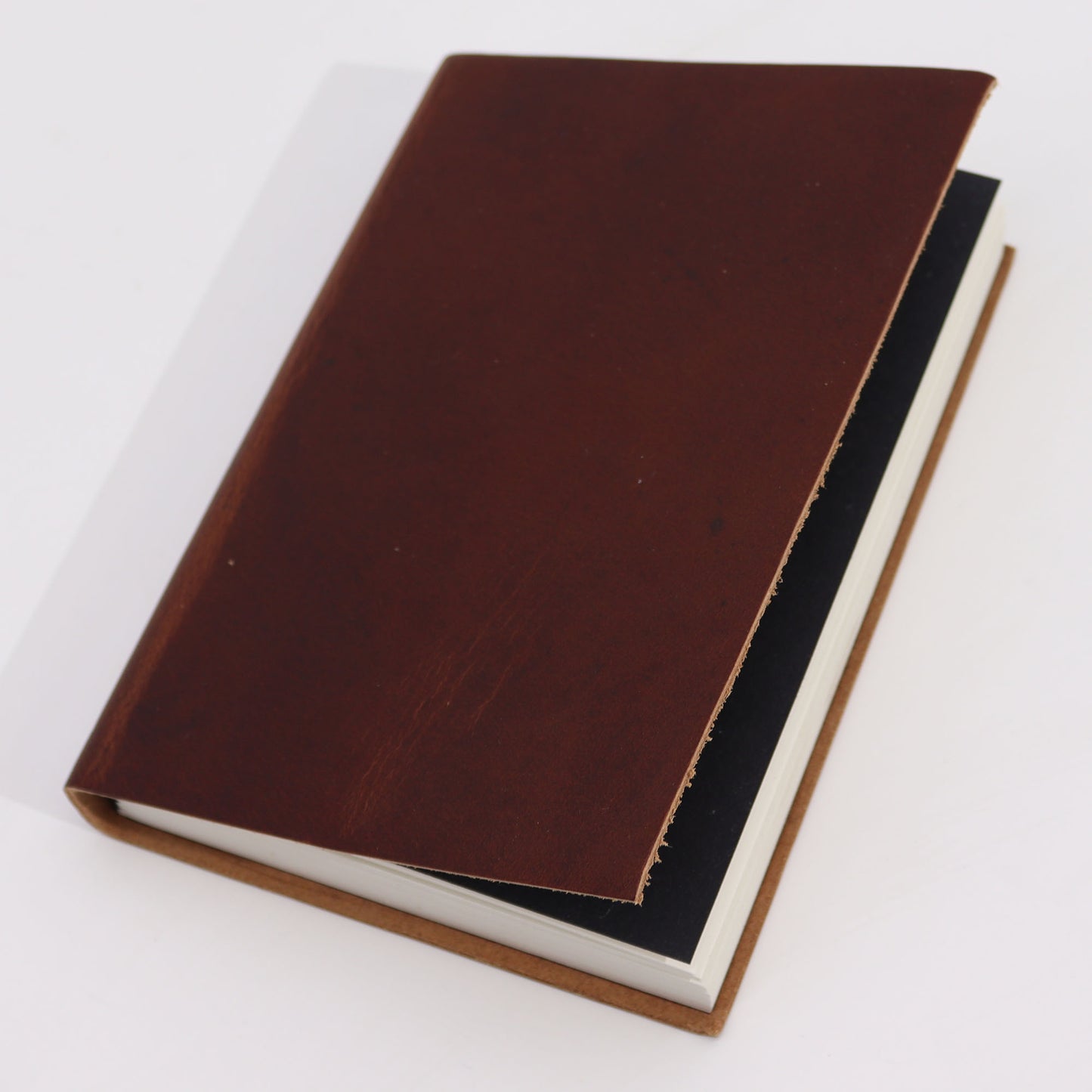 Med Dark Tan Daily Note Book - 100 Lined Pages