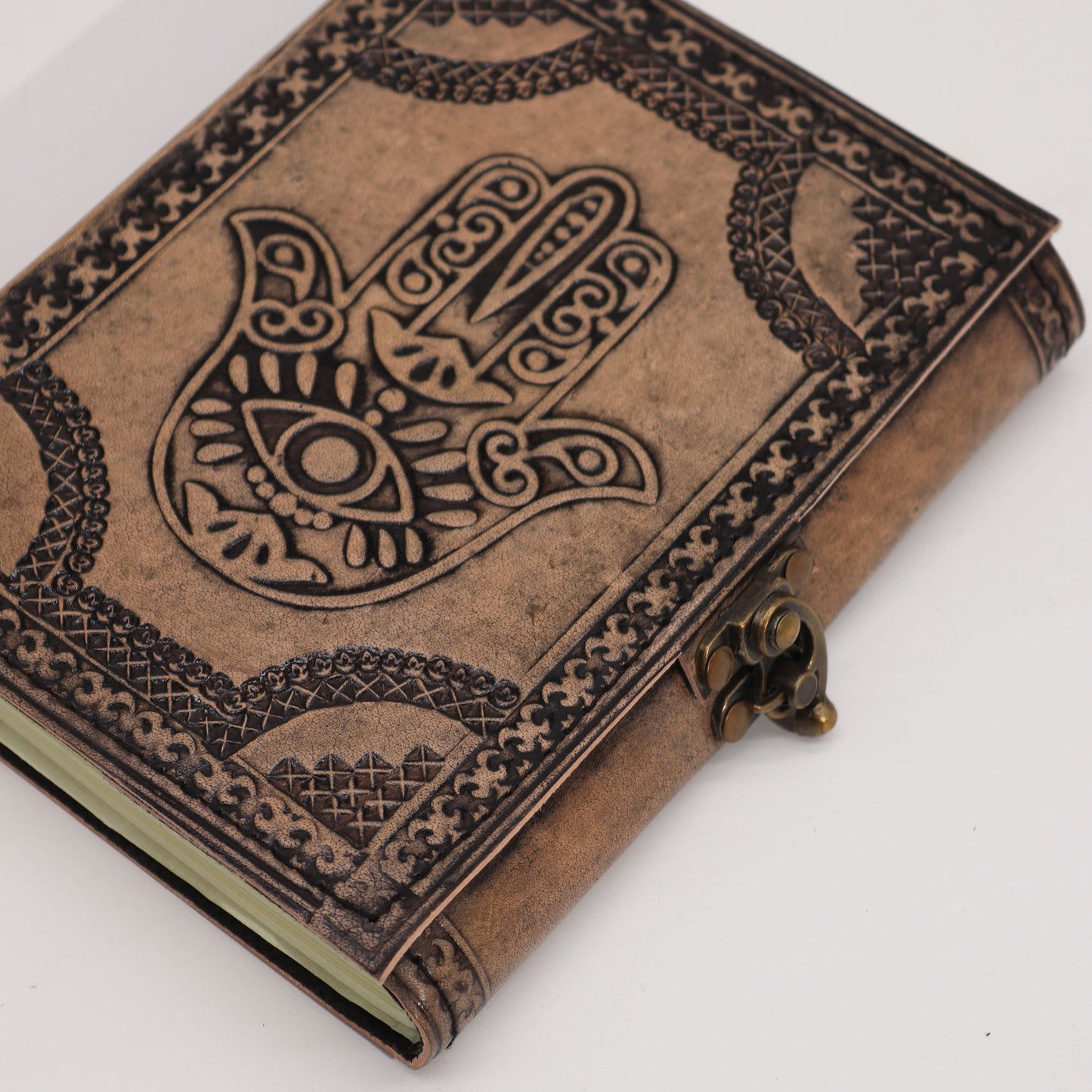 Hamsa - Esoteric Notebook - Antique Grey - 200 pages  Stich Edge