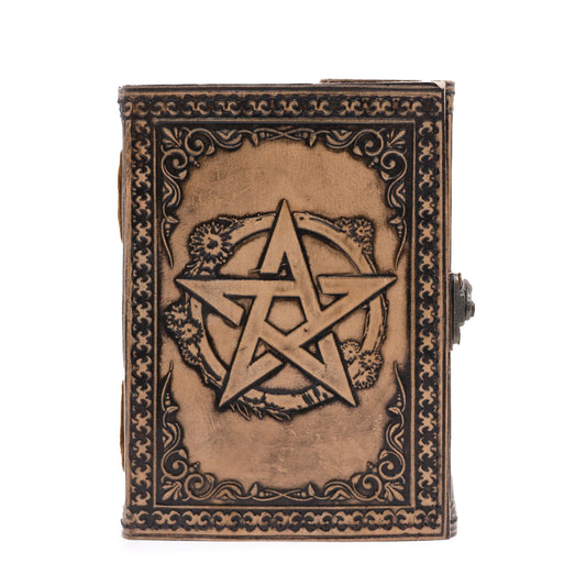 Pentacle - Esoteric Notebook - Anique Grey - 200 pages  Stich Edge