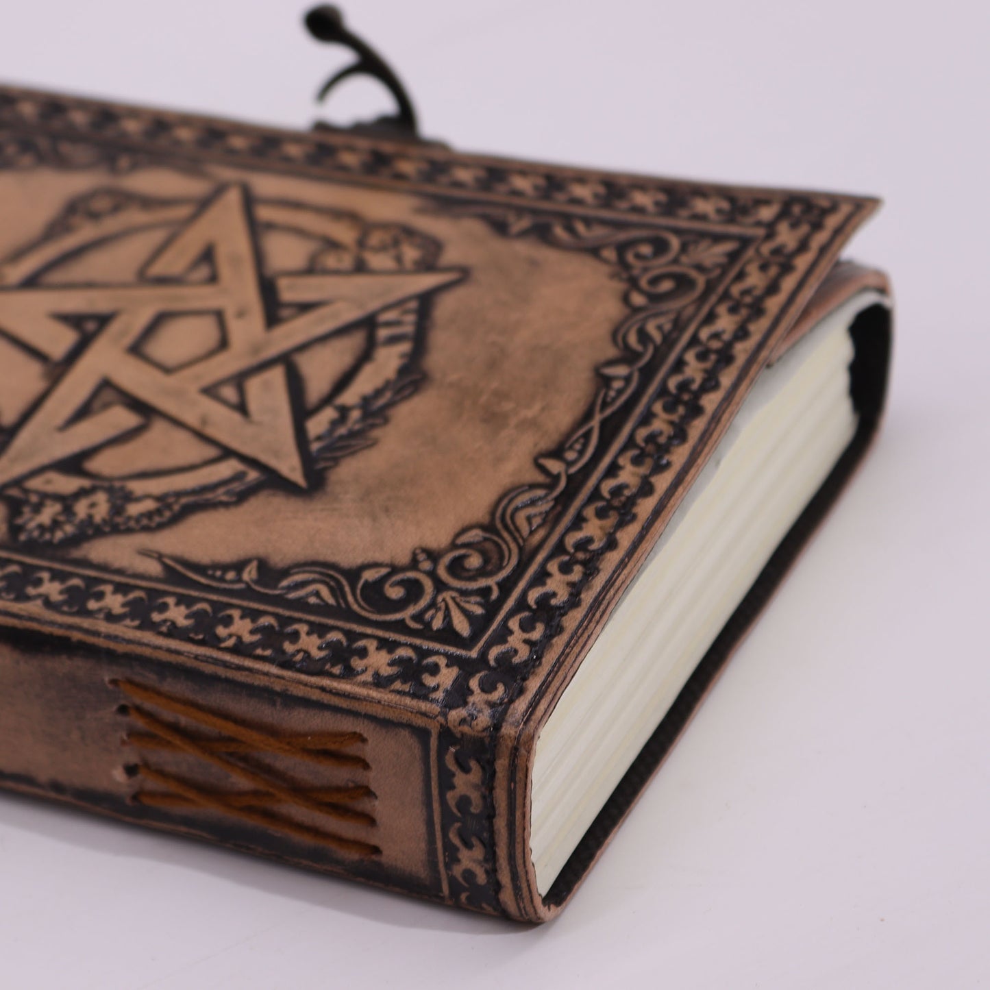 Pentacle - Esoteric Notebook - Anique Grey - 200 pages  Stich Edge