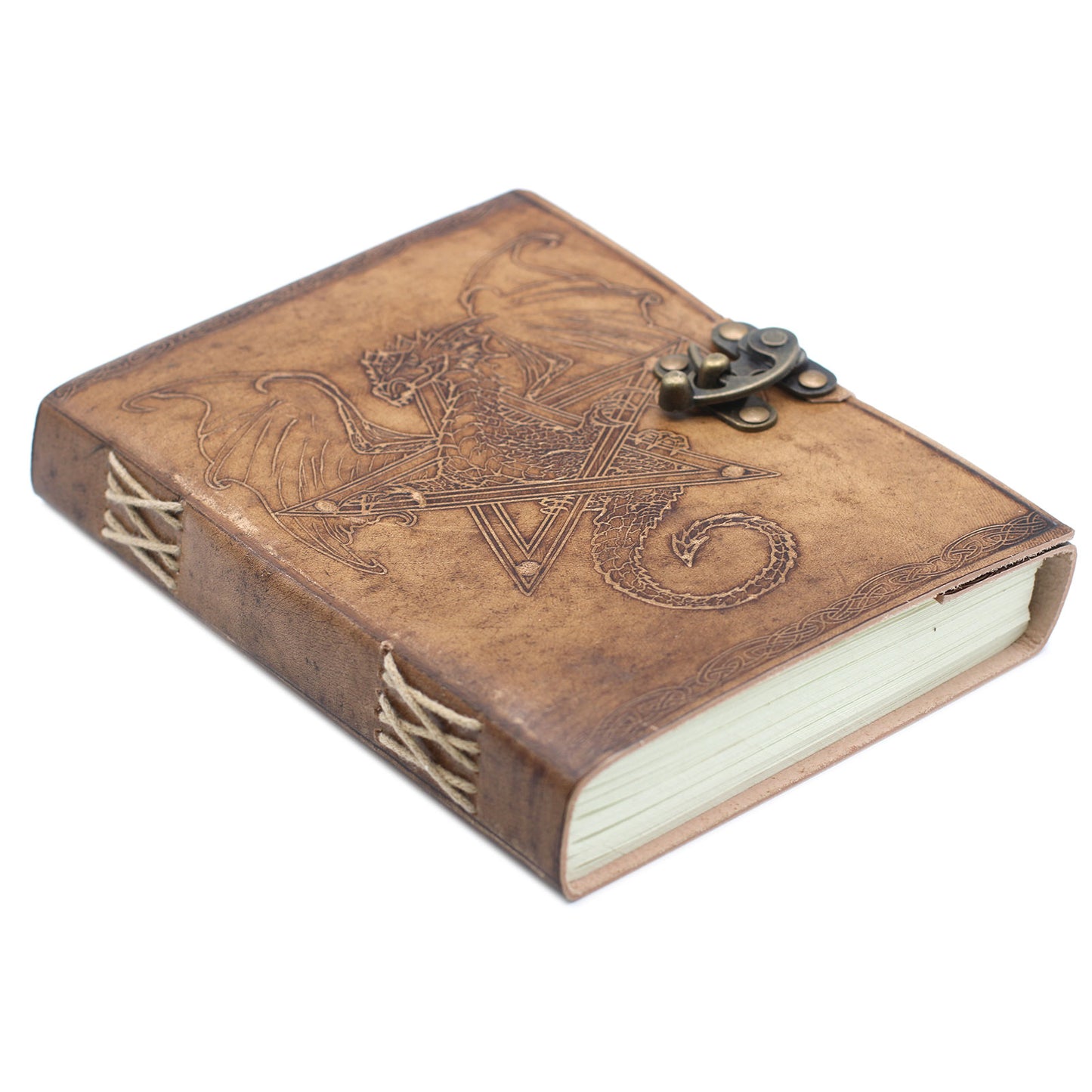 Leather Dragon Notebook  (200 Pages)